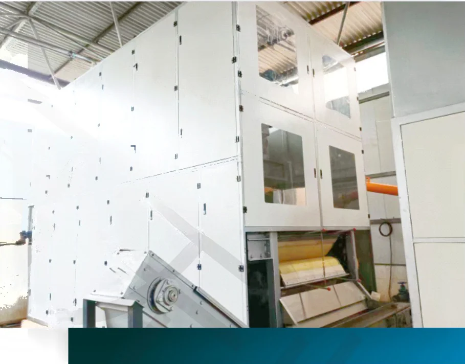 Baoji Shilipu municipal WWTP — dewatering equipment on site